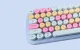 MOFII Candy BT Bluetooth/USB Wireless Mechanical Keyboard With Backlight, blue