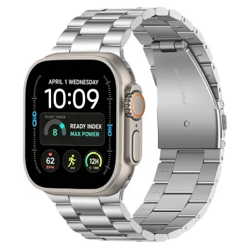 Tech-Protect Stainless silver bracelet for Apple Watch 44/45/46/49 mm