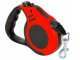 Retractable dog leash with lock, strong and lightweight, 5 m, up to 15 kg