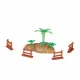 Ikonka KX2863 Magnetic Car Track with 153 Elements and Light-up Car