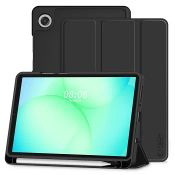 TechProtect SmartCase Pen Case for Samsung Galaxy Tab A9 / A11 8.7 (X110/X115/X133/X135), Black