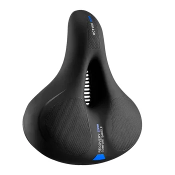 Rockbros AQ-6090B Bicycle Saddle, Black/Blue