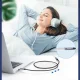 Ugreen AV118 3.5mm Audio Extension Cable (M/F) 1m, Silver