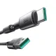 Joyroom S-A50 USB-A to USB-C Cable with Magnetic Organizer, 3A, 1.2m, Gray