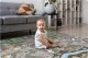 Nukido NK-340 Double-sided Foldable XPE Foam Play Mat Pad Rug for Kids, Earth-Train, 200x180cm