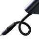 Joyroom SY-L01 2-in-1 Lightning to 3.5mm & Lightning Adapter, Black