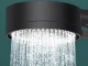 Shower Set: 5-Function Shower Head, 150cm Hose, Holder, Black
