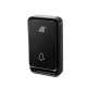 Waterproof Wireless Door Bell Rington Alarm, Black