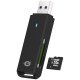 Conceptronic BIAN02B USB 3.0 SD / microSD Card Reader, Black