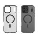 Magnetic Abrasive iPhone 17 Pro Case Compatible with MagSafe - Matte Black