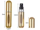 Travel Perfume Atomizer Bottle, 5ml, Gold