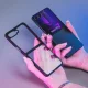 3mk Satin Armor Case+ for Samsung Galaxy Z Flip 7, Transparent Black