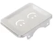 Metal Wall-Mounted Soap Dish, Silver