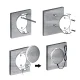 Maclean MC-842 Wall Mount for Google Home Mini, Black