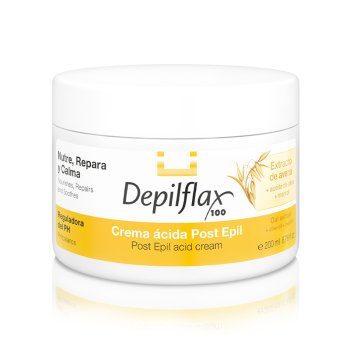 Post-Depilation Cream with Glycolic Acid Depilflax 100 200 ml