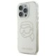 Karl Lagerfeld iPhone 16 Pro Max чехол IML Rhinestones Karl Head, прозрачный