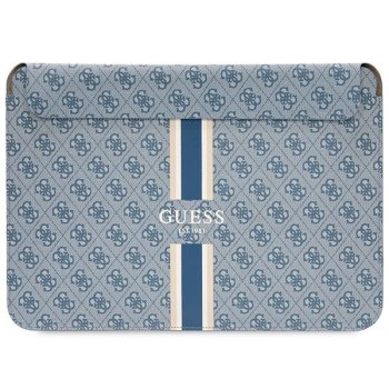 Guess 4G Printed Stripes cover for a 14" laptop - blue