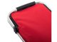Foldable insulated picnic basket for shopping and outings, red