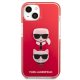 Apple iPhone 13 mini 5.4\" Karl Lagerfeld Karl&Choupette Head Case Cover (KLHCP13STPE2TR), Red