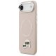Karl Lagerfeld Karl & Choupette Pins MagSafe Case for iPhone, Air Pink