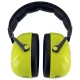 Uvex K20 HiViz Earmuffs, SNR 33 dB, Green/Black