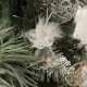 Ruhhy Glass Christmas Angels with Feathers, Transparent, 6 pcs