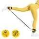 4FIZJO Ankle Straps for Cable Machine 2 pcs, Yellow