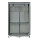 Large Fabric Wardrobe with Shelves and Hanging Rails ModernHome