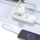 GaN Wall Charger Dudao A26TEU 25W USB-C & USB-A Adapter - White