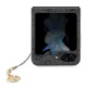 Guess 4G Charms Case for Samsung Galaxy Z Flip 5 Gray