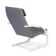Modernhome Rocking Chair, Grey/White