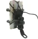 Universal Motorcycle Phone Holder with USB Charger AP14C, Black
