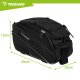 Waterproof Bike Trunk Bag Trizand 10L Rear Rack Pannier, Black