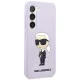 Karl Lagerfeld Samsung Galaxy S23+ Case Silicone Ikonik, Purple