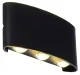 Outdoor Wall Lamp, Up/Down LED, 6W, Black