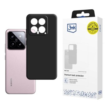 3mk Matt Phone Case Cover Xiaomi 14 - black