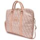Guess GCube Stripes bag for a 16" laptop - pink