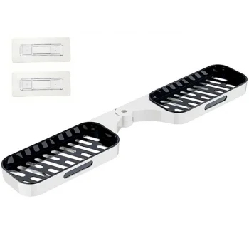 Bathroom and Kitchen Shelf Storage, Black