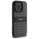 DKNY iPhone 16 Pro Case Texture Pattern Tonal Stripe, Black