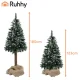 Artificial Christmas Tree on Trunk 6ft Ruhhy 26667, Snow Flocked