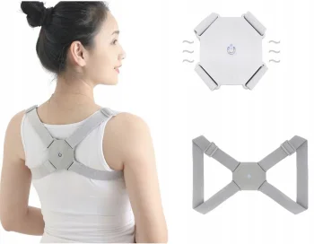 Smart Posture Corrector with Sound Alarm Gray