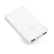 Puro Elektrik White 10000mAh Power Bank 12W 2xUSB-A + USB-C, White