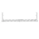 Maclean MC-103 W Under-Desk Cable Organizer, White