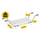 4Fizjo 1573 Submersible Bathtub Seat, White/Grey
