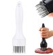 Meat Tenderizer with Blades, Metal, White