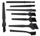 Brushes esd set of 8 pcs