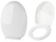 Universal Soft-Close Toilet Seat, White