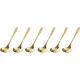 Sambonet Taste 6-Piece Espresso Spoon Set, Gold