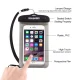 Waterproof Phone Case Cover Pouch Dry Bag for Phone, 21 x 11.5 x 1.2cm, Black