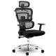 Sofotel Nicea Office Chair with Micro-Mesh Backrest, Black